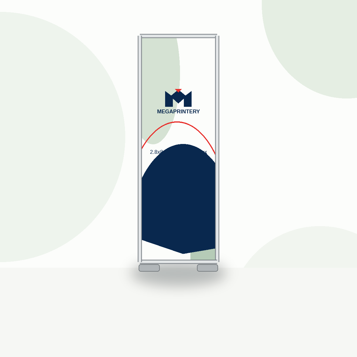 2.8x8.2ft SEG Light Box - hero front