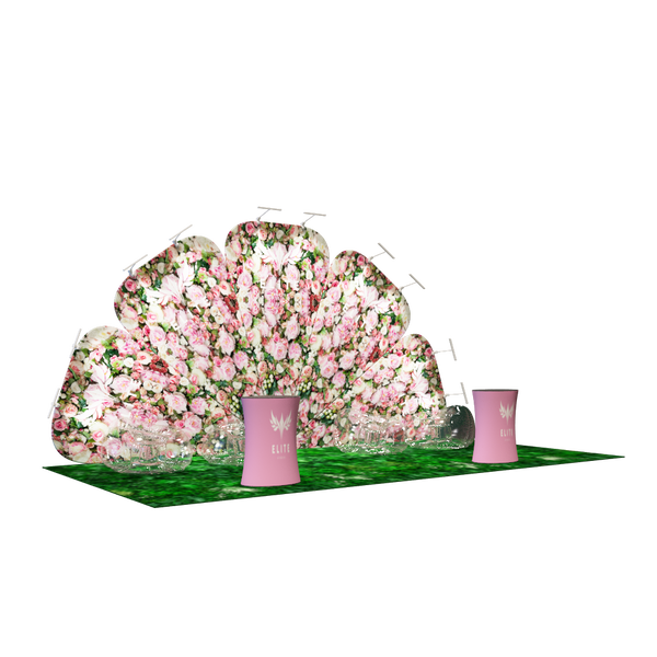 Portable Exhibit Display 10ft x 20ft - Model 2