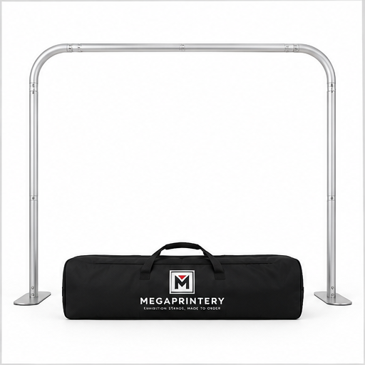 10FT Rounded Arch Display Frame - hero front
