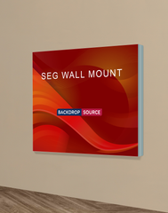Wall-Mounted SEG Fabric display - 1.57" Depth