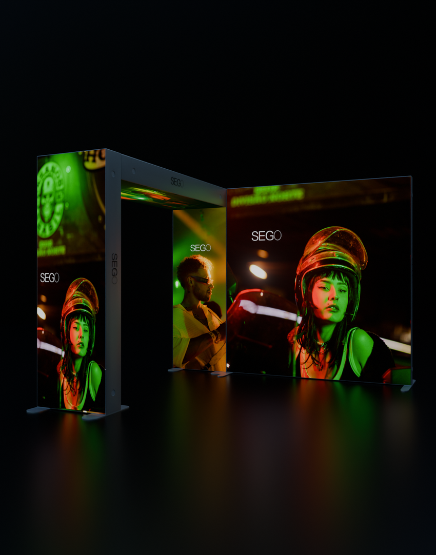 SEGO Backlit Booth 10ft x 10ft - Model 1
