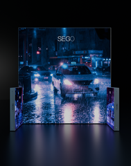 SEGO Backlit Booth 10ft x 10ft - Model 3