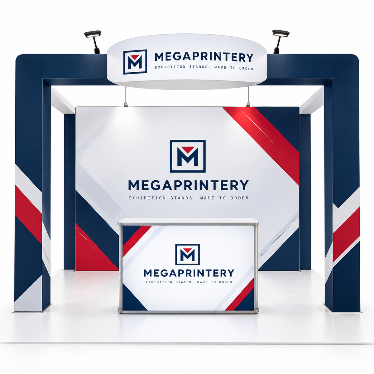 10x10ft Trade Show Booth Kit - A2 hero front