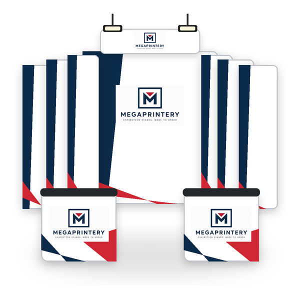 10x10ft Trade Show Booth Kit - B11 hero front
