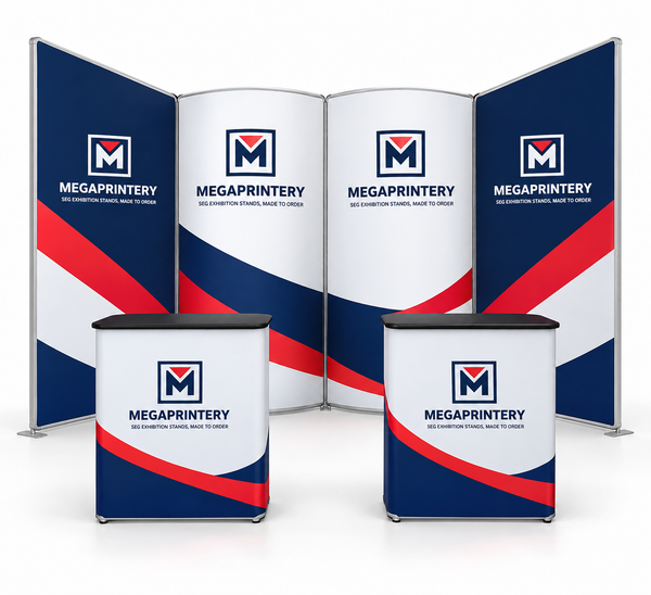 10x10ft Trade Show Booth Kit - B14 - hero front