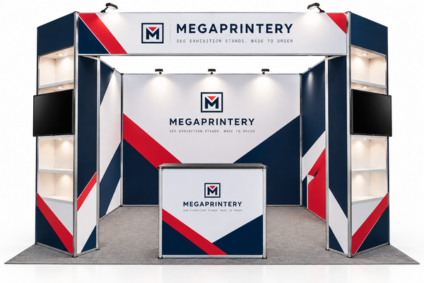 10x10ft Trade Show Booth Kit - B6 hero front