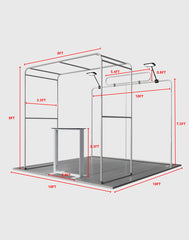 Portable Exhibit Display 10ft x 10ft - Model 29