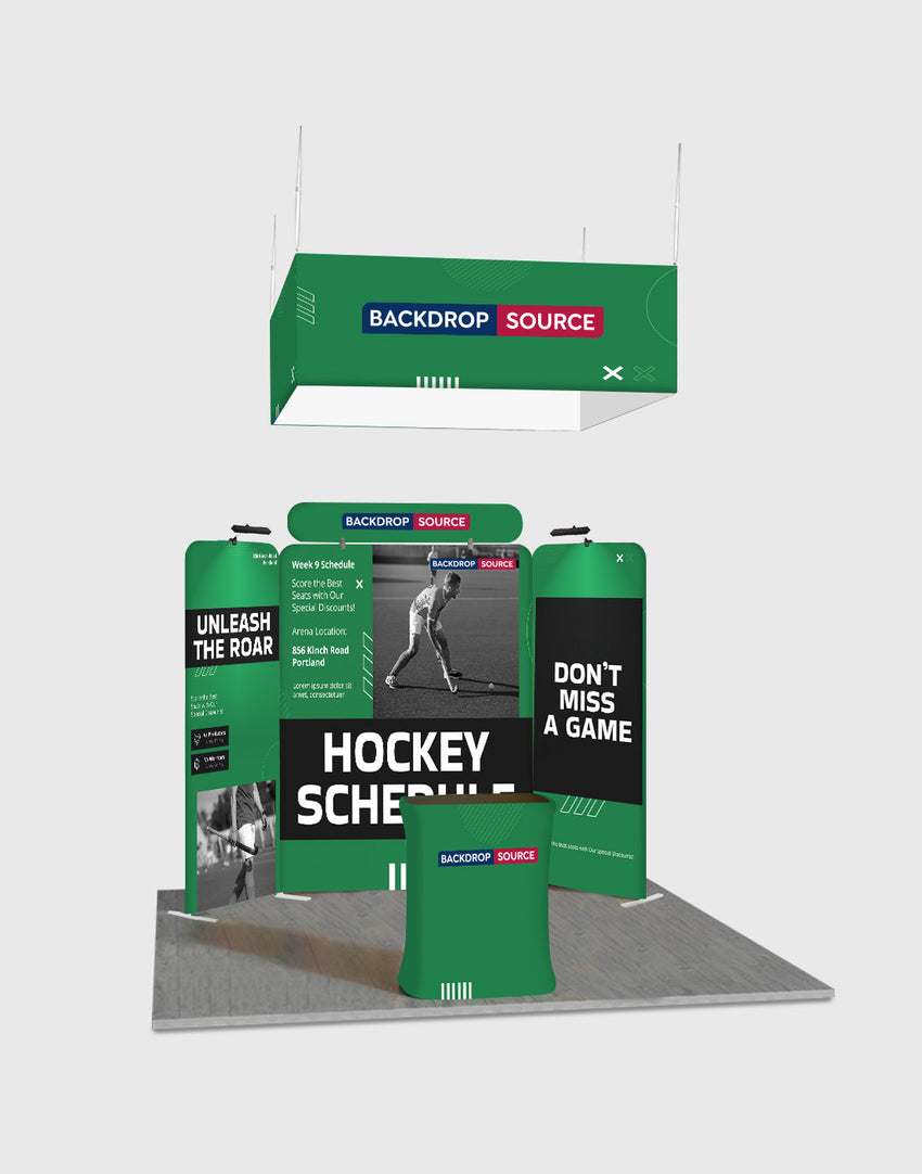 Portable Exhibit Display 10ft x 10ft - Model 32