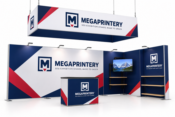 10x20ft Trade Show Booth Kit - A1 - hero front