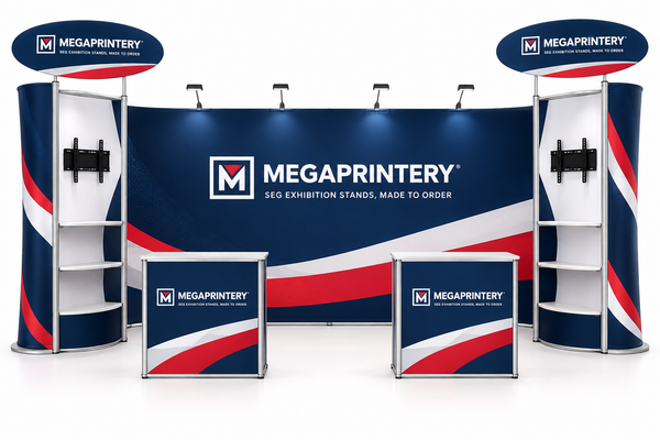 10x20ft Trade Show Booth Kit - A3 - hero front