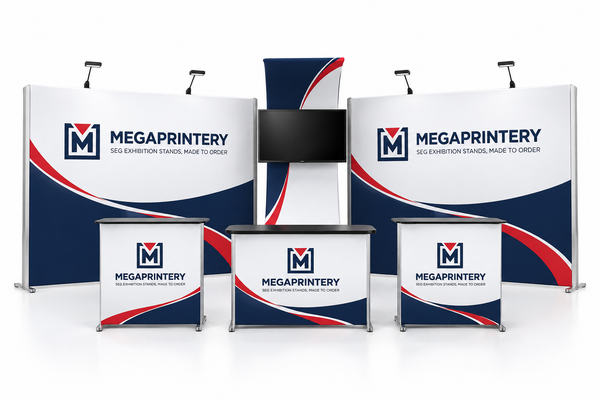 10x20ft Trade Show Booth Kit - A4 - hero front