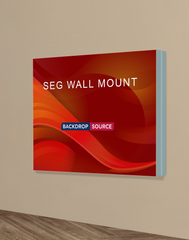 Wall-Mounted SEG Fabric display - 4" Depth