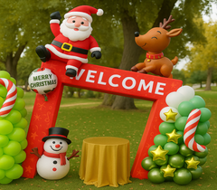 3D Slanted Arch Display Wall