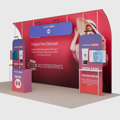Portable Exhibit Display 20ft x 10ft - Model 15