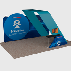 Portable Exhibit Display 20ft x 10ft - Model 18