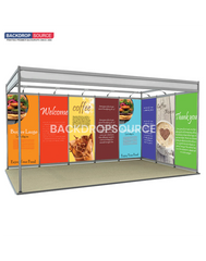 Shell Scheme Exhibition Graphics for 16.4ft Wide x 10ft Depth Booth