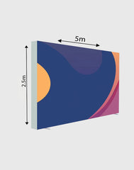 SEG Fabric Media Wall 16.4ft W x 8.2ft H