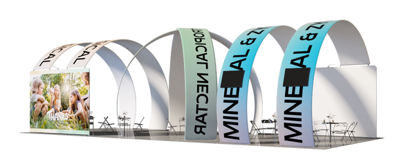 Modular Booth Kits 40ft x 20ft - Model 1