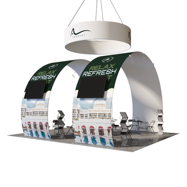 Portable Exhibit Display 10ft x 20ft - Model 9