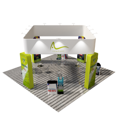 Modular Booth Kits 20ft x 20ft - Model 11
