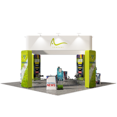 Modular Booth Kits 20ft x 20ft - Model 11