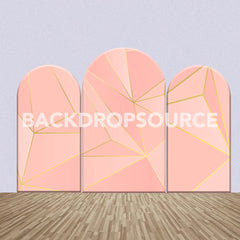 Peach Marble Themed Party Backdrop Media Sets for Birthday / Events/ Weddings - Backdropsource