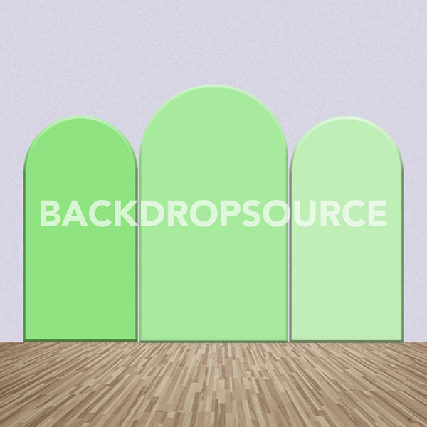 Green Color Themed Party Backdrop Media Sets for Birthday / Events/ Weddings - Backdropsource