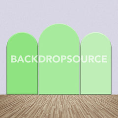 Green Color Themed Party Backdrop Media Sets for Birthday / Events/ Weddings - Backdropsource