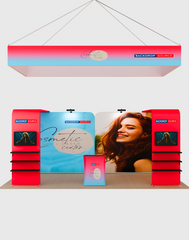 Portable Exhibit Display 10ft x 20ft - Model 15