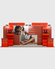 Portable Exhibit Display 10ft x 20ft - Model 12