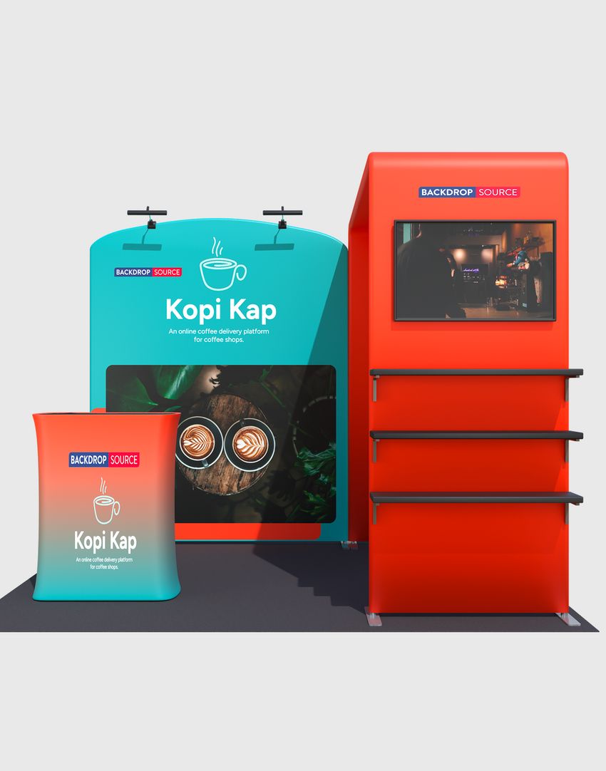 Portable Exhibit Display 10ft x 10ft - Model 37