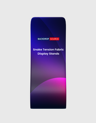 Snake Tension Fabric Display Stands