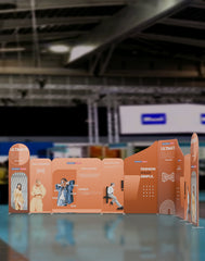 Magnetic Fabric Booth Display - Model 1 (20 x 20ft)