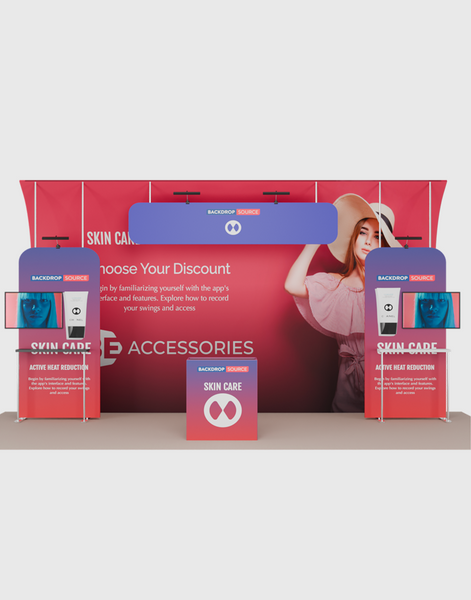 Portable Exhibit Display 20ft x 10ft - Model 15
