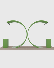 Portable Exhibit Display 10ft x 20ft - Model 3