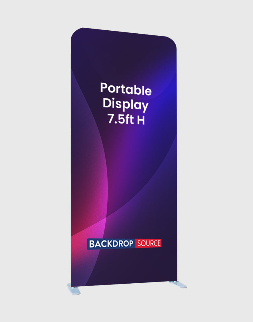 Portable Exhibit Display - 7.5ft H