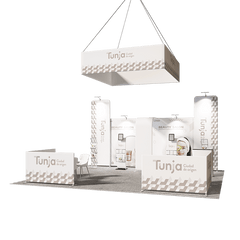 Modular Booth Kits 20ft x 20ft - Model 07 - Backdropsource