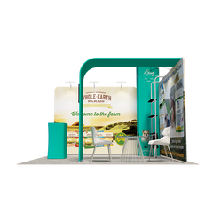 Modular Booth Kits 20ft x 20ft - Model 01