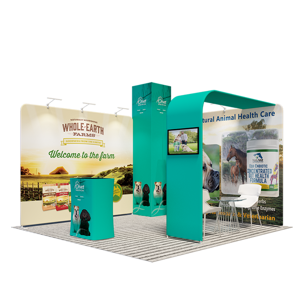 Modular Booth Kits 20ft x 20ft - Model 01