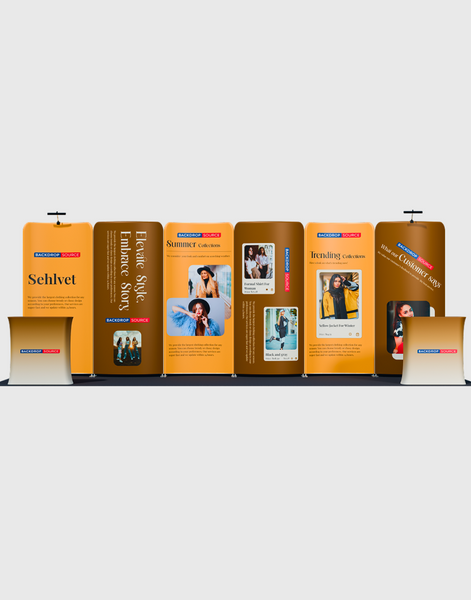 Portable Exhibit Display 10ft x 20ft - Model 17