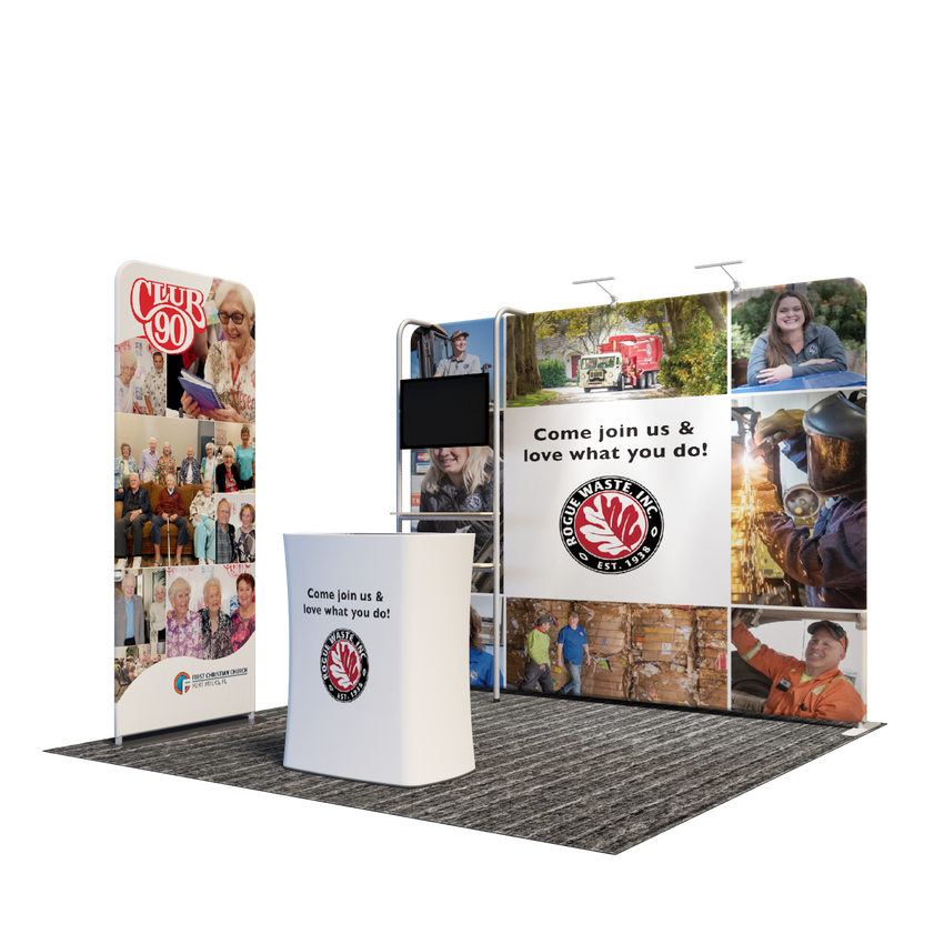 Portable Exhibit Display 10ft x 10ft - Model 22