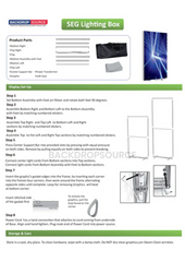SEG Fabric LED Light Box Display - 2.8ft W x 6.5ft H