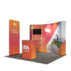 Portable Exhibit Display 10ft x 10ft - Model 23