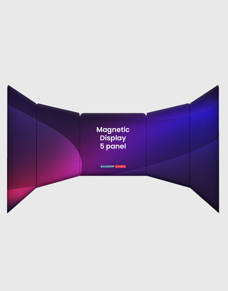 Magnetic Partition Displays - 5 Panel
