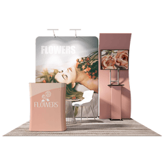Portable Exhibit Display 10ft - Model 10 - Backdropsource