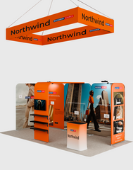 Portable Exhibit Display 10ft x 20ft - Model 13