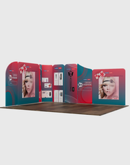 Magnetic Fabric Booth Display - Model 3 (16.4 x 13ft)