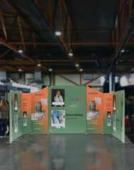 Magnetic Fabric Booth Display - Model 2 (16.4 x 10ft)