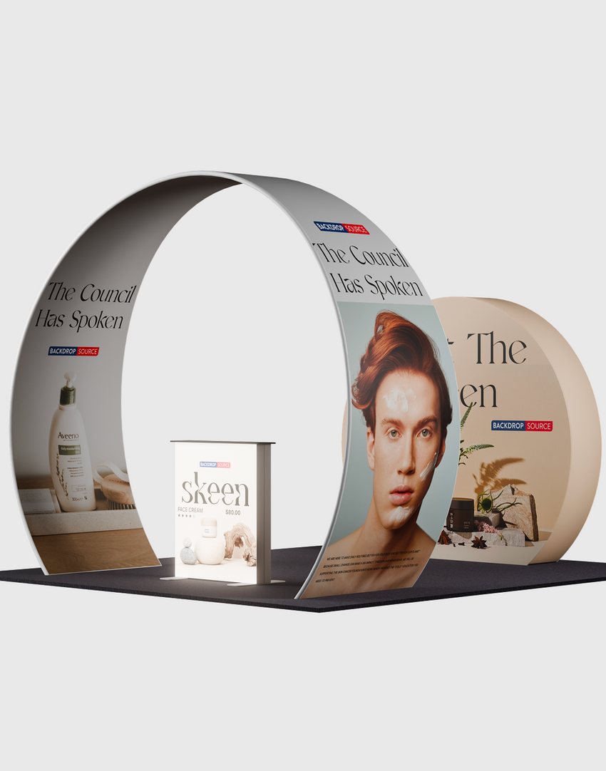 Portable Exhibit Display 10ft x 10ft - Model 34