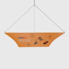 Tapered Triangle Hanging Display